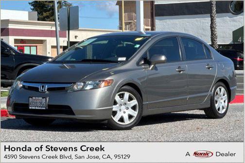 Gold 2007 Honda Civic LX