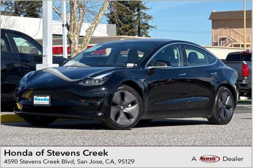 Solid Black 2019 Tesla Model 3 Long Range