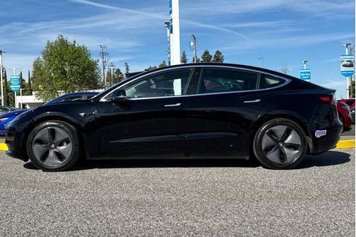 Solid Black 2019 Tesla Model 3 Long Range