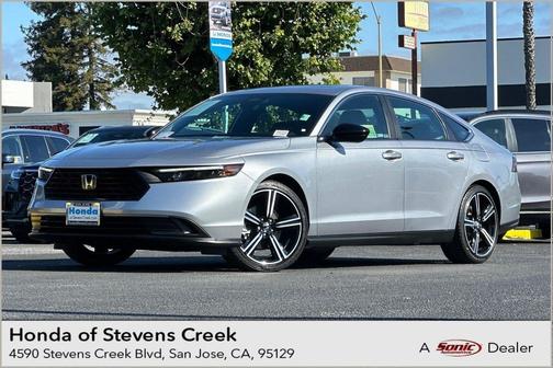 Lunar Silver Metallic 2023 Honda Accord Hybrid Sport