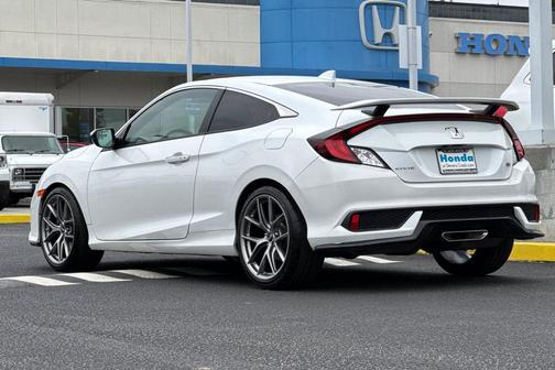 White 2020 Honda Civic Si Base