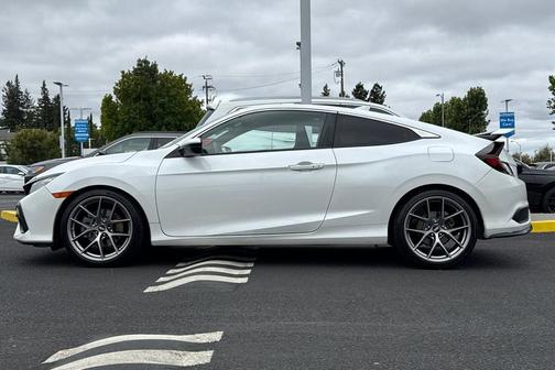 White 2020 Honda Civic Si Base