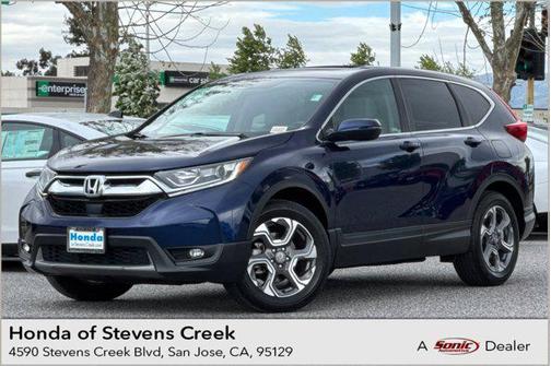 Obsidian Blue Pearl 2018 Honda CR-V EX-L