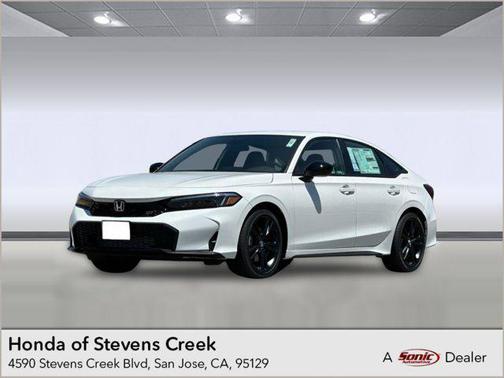 Platinum White Pearl 2026 Honda Civic Si Base Sedan