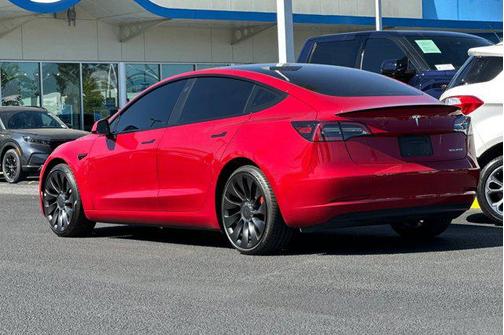 Red Multi-Coat 2023 Tesla Model 3 Performance