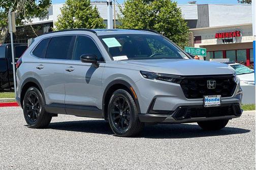 Gray 2024 Honda CR-V Hybrid Sport FWD
