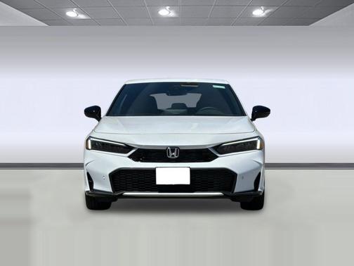 Platinum White Pearl 2026 Honda Civic Hybrid Sport Touring