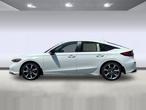 Platinum White Pearl 2026 Honda Civic Hybrid Sport Touring