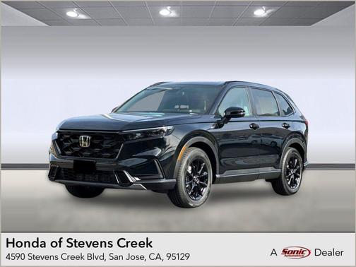 Crystal Black Pearl 2026 Honda CR-V Hybrid Sport FWD