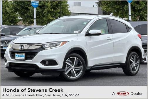Platinum White Pearl 2021 Honda HR-V EX-L