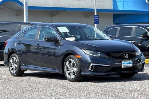 Blue 2019 Honda Civic LX