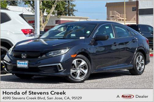 Blue 2019 Honda Civic LX
