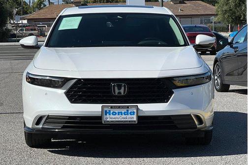 Platinum White Pearl 2024 Honda Accord Hybrid Touring