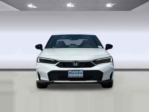 Platinum White Pearl 2026 Honda Civic Hybrid Sport