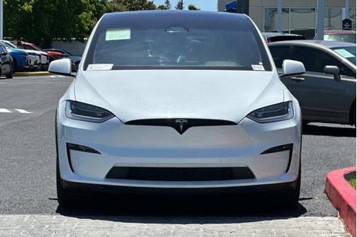 Pearl White Multi-Coat 2022 Tesla Model X Dual Motor All-Wheel Drive