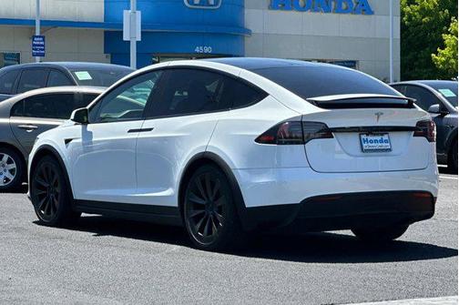 Pearl White Multi-Coat 2022 Tesla Model X Dual Motor All-Wheel Drive