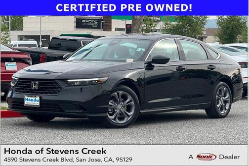 Crystal Black Pearl 2024 Honda Accord EX