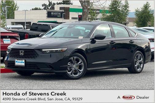 Crystal Black Pearl 2024 Honda Accord EX