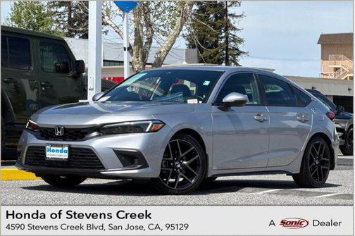 Lunar Silver Metallic 2023 Honda Civic Sport Touring