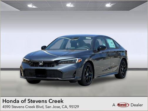 Meteorite Gray Metallic 2026 Honda Civic Sport
