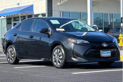 Black Sand Pearl 2018 Toyota Corolla LE