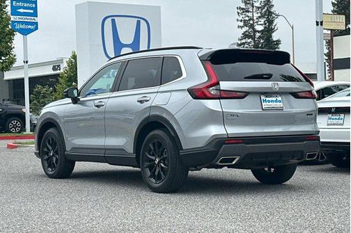 Lunar Silver Metallic 2024 Honda CR-V Hybrid Sport AWD