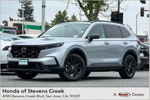 Lunar Silver Metallic 2024 Honda CR-V Hybrid Sport AWD