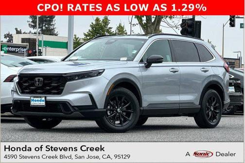 Lunar Silver Metallic 2024 Honda CR-V Hybrid Sport AWD
