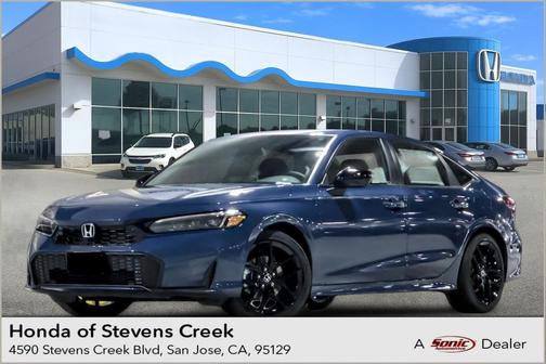 Blue Lagoon Pearl 2026 Honda Civic Hybrid Sport