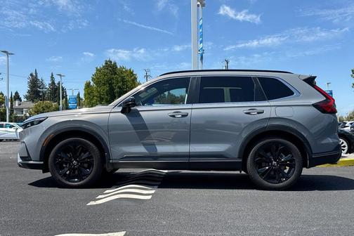 Gray 2024 Honda CR-V Hybrid Sport Touring AWD
