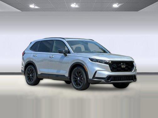 Solar Silver Metallic 2026 Honda CR-V Hybrid Sport FWD