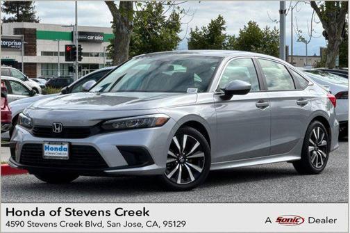 Lunar Silver Metallic 2022 Honda Civic EX