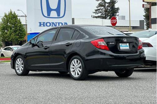 Crystal Black Pearl 2012 Honda Civic EX