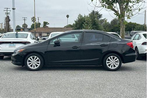 Crystal Black Pearl 2012 Honda Civic EX