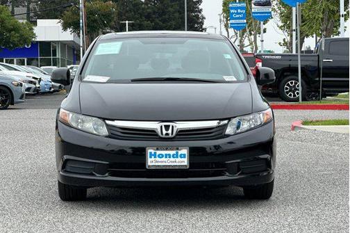 Crystal Black Pearl 2012 Honda Civic EX