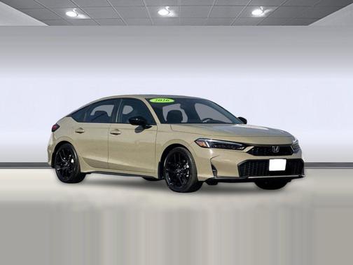 Sand Dune Pearl 2026 Honda Civic Hybrid Sport