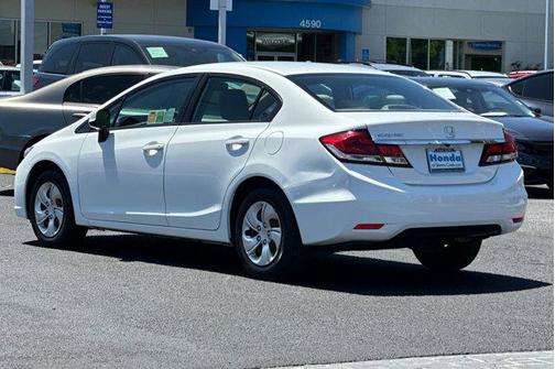 Taffeta White 2013 Honda Civic LX