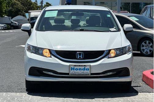 Taffeta White 2013 Honda Civic LX