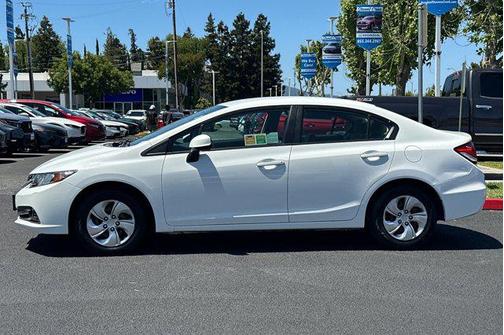 Taffeta White 2013 Honda Civic LX