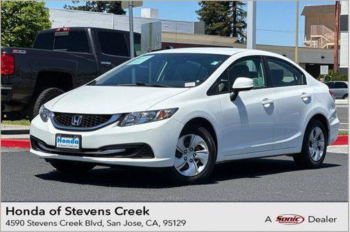 Taffeta White 2013 Honda Civic LX