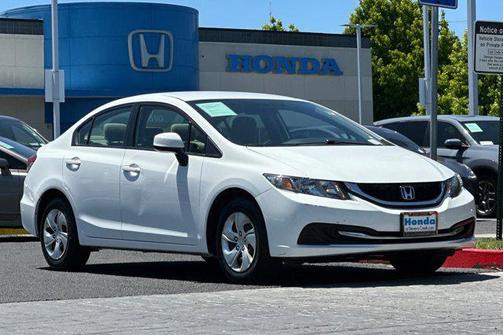 Taffeta White 2013 Honda Civic LX