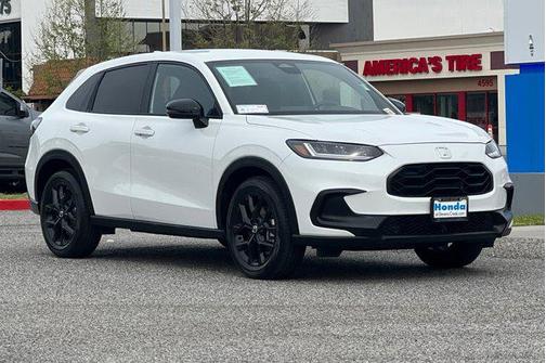 Platinum White Pearl 2024 Honda HR-V 2WD Sport