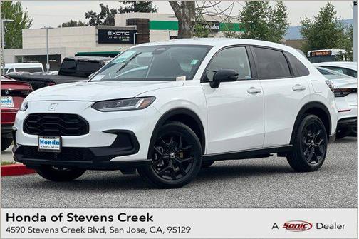 Platinum White Pearl 2024 Honda HR-V 2WD Sport