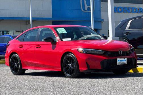 Rallye Red 2025 Honda Civic Sport