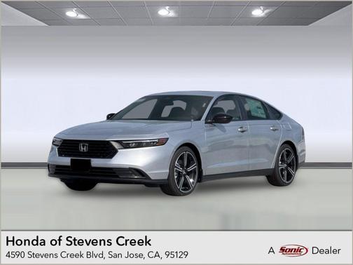 Solar Silver Metallic 2026 Honda Accord Hybrid Sport