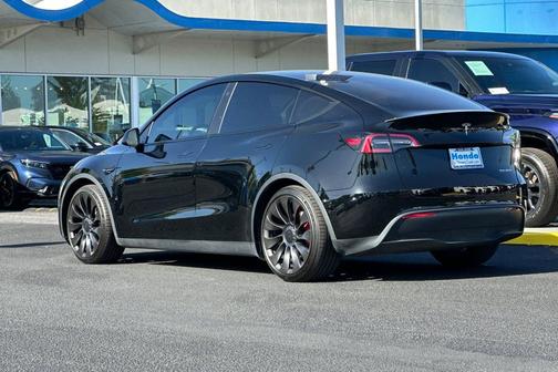 Solid Black 2022 Tesla Model Y Performance Dual Motor All-Wheel Drive