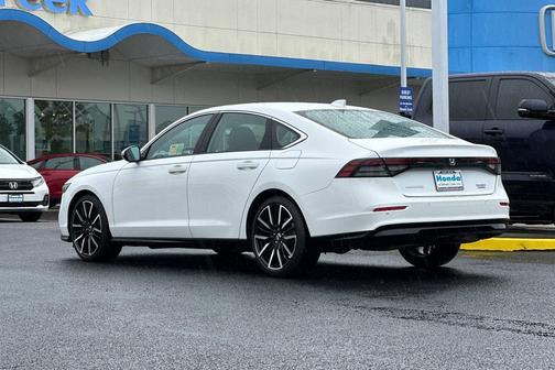 Platinum White Pearl 2025 Honda Accord Hybrid Touring