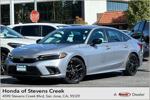 Lunar Silver Metallic 2022 Honda Civic Sport