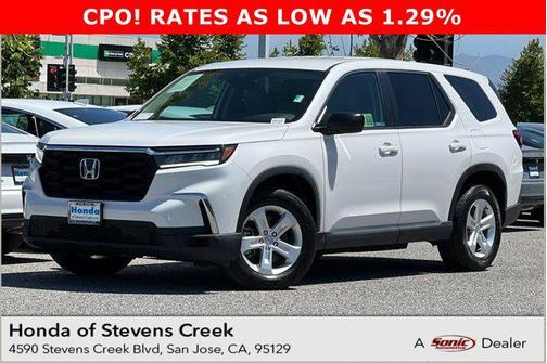 Platinum White Pearl 2024 Honda Pilot LX