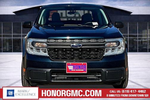 Blue 2022 Ford Maverick XLT